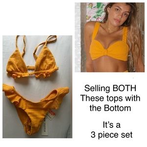 Montce swim 3 piece bikini (two style tops)